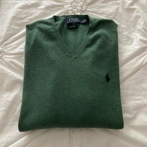Ralph Lauren men’s long sleeve, V-neck sweater